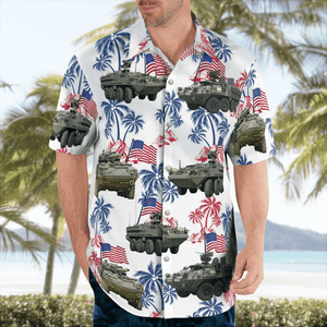 Us Army Stryker Tank Independence Day - Hawaiian Shirt