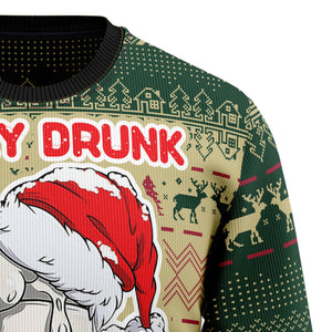 Merry Drunk Christmas Ugly Sweater