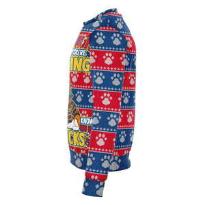 Beagle They Know When You Have Snacks Christmas Ugly Sweater