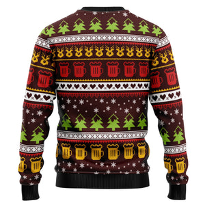 Time For Beer Ugly Christmas Sweater