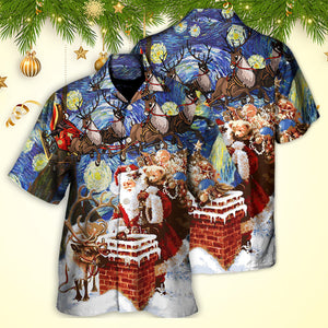 Christmas Santa Coming For You - Hawaiian Shirt