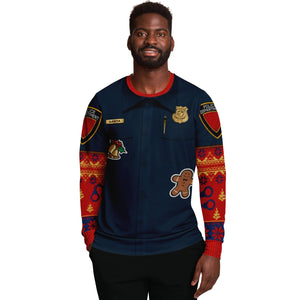 Police Uniform Ugly Christmas Sweater