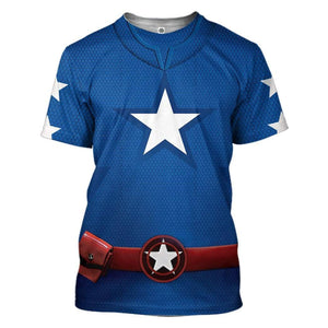 Stargirl Costume Cosplay T-Shirt 3D For Men & Women