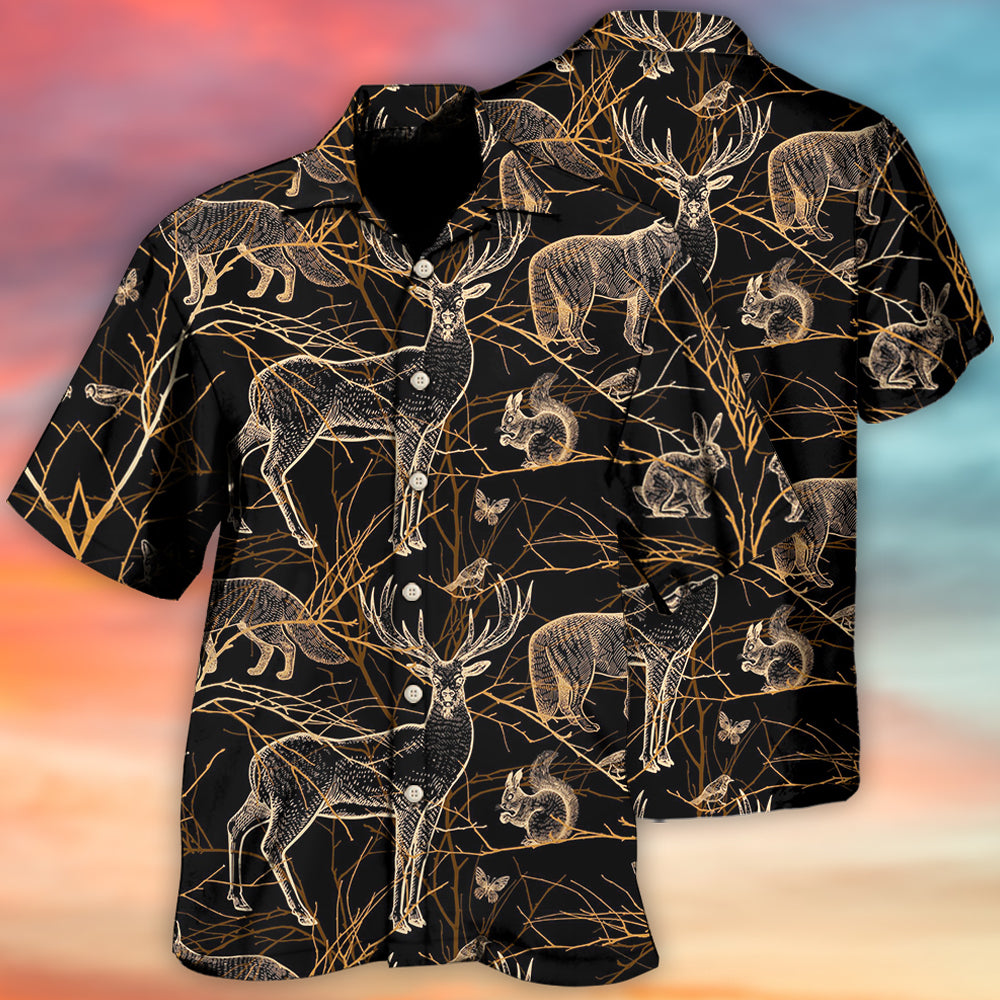 Hunting Dark Art Style - Gift For Hunting Lovers - Hawaiian Shirt