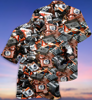 Camera Retro Love Life - Gift For Men And Women - Hawaiian Shirt