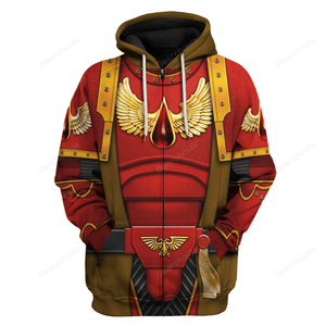 Warhammer Blood Angels Brown Robe - Fandom Hoodie Sweatshirt Sweatpants