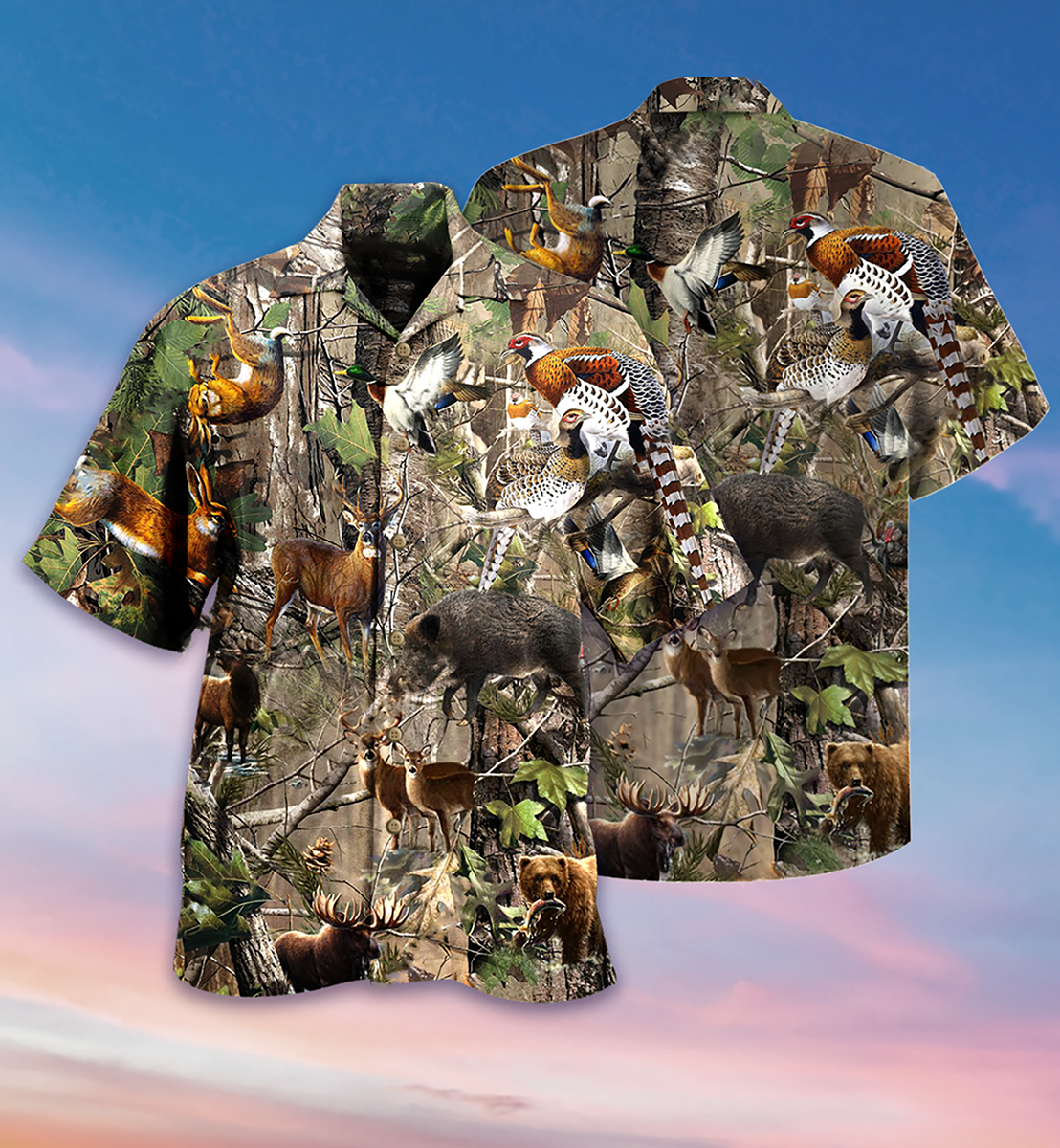 Hunting Lover Animals Cool - Gift For Hunting Lovers - Hawaiian Shirt