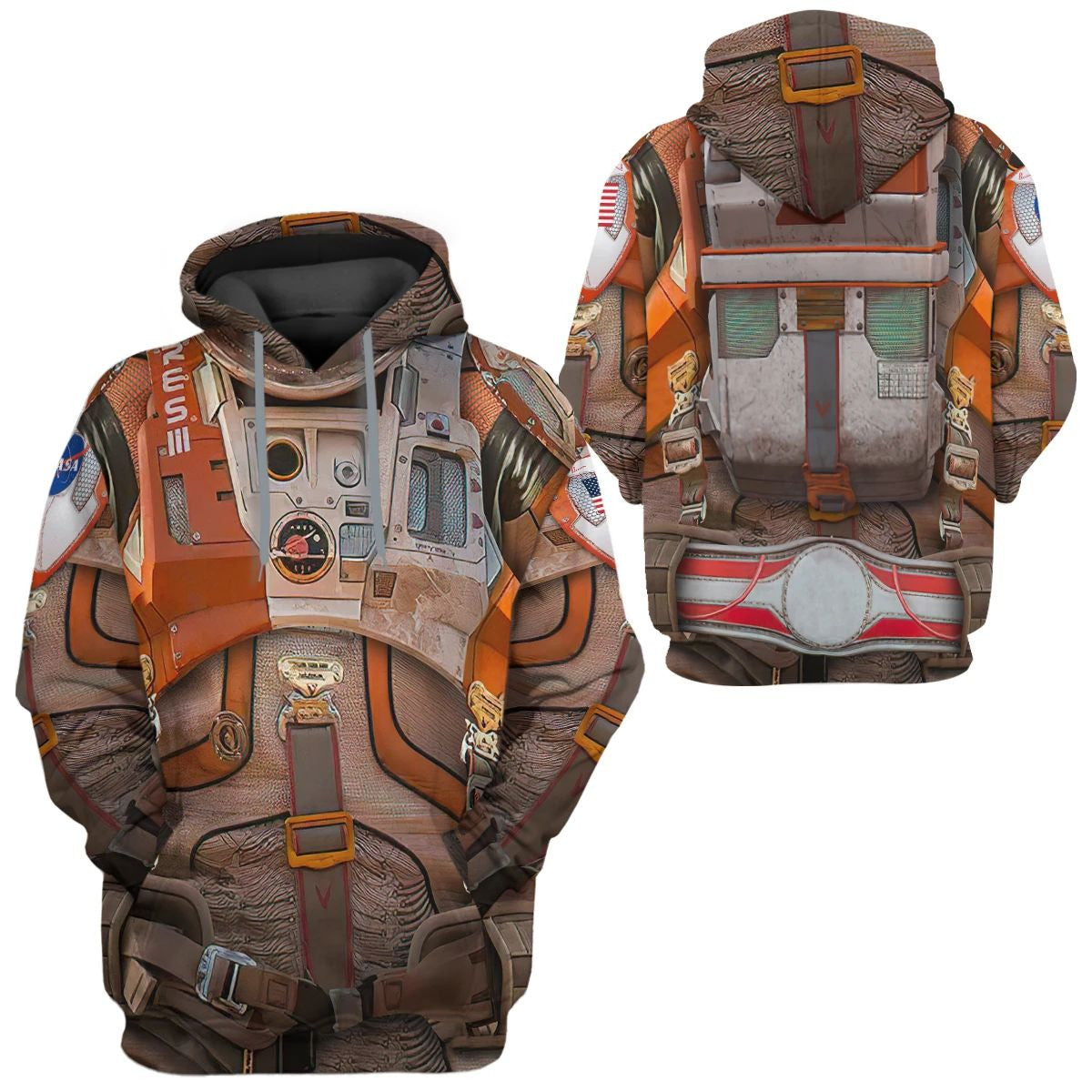 Nasa Movie The Martian Spacesuit - Costume Cosplay Hoodie