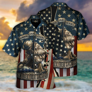 America Honoring Our Heroes Remember Their Sacrifice -  Hawaiian Shirt