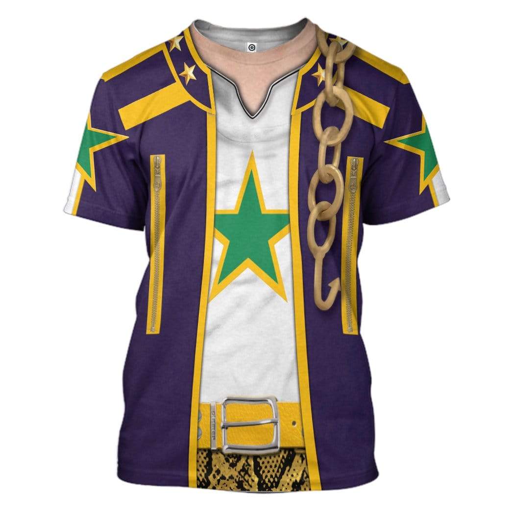 Jotaro Kujo Costume Cosplay T-Shirt 3D For Men & Women