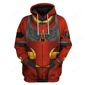 Warhammer Pre-Heresy Blood Angels in Mark IV Maximus Power Armor - Fandom Hoodie Sweatshirt Sweatpants WHHS192 HSQT4178