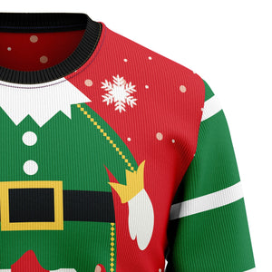 Bossy Elf Ugly Christmas Sweater