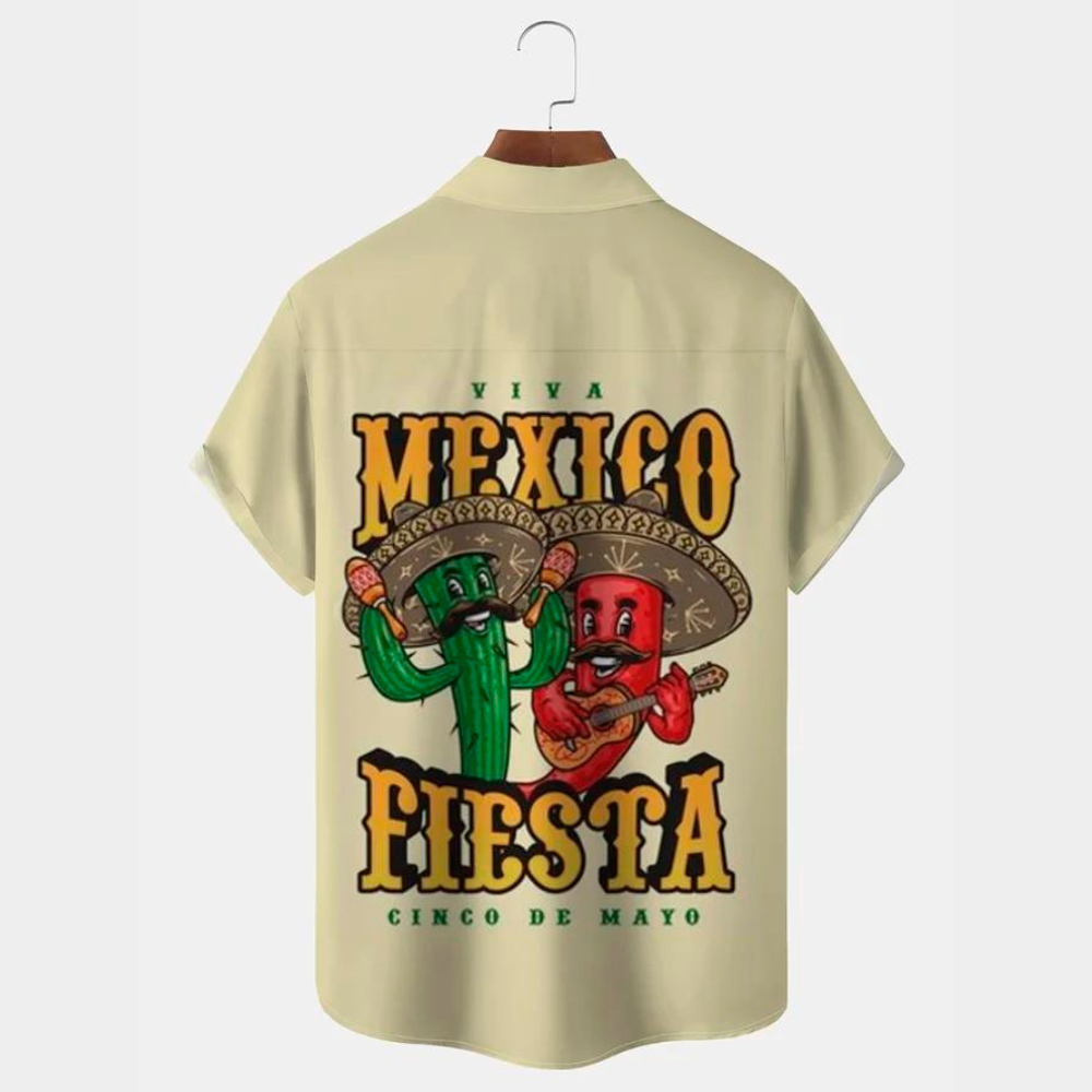 Viva Mexico Fiesta Happy Cinco De Mayo - Hawaiian Shirt