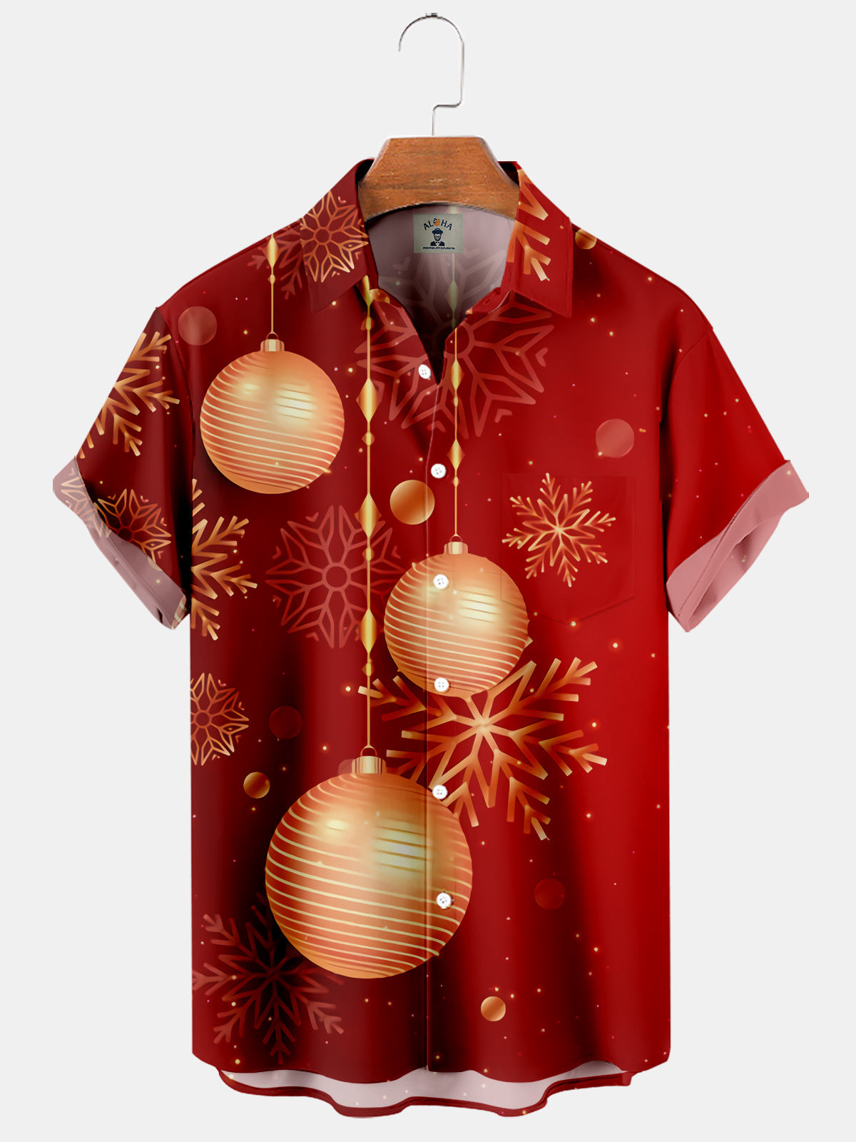 Christmas Decorative Yellow Ball  - Hawaiian Shirt