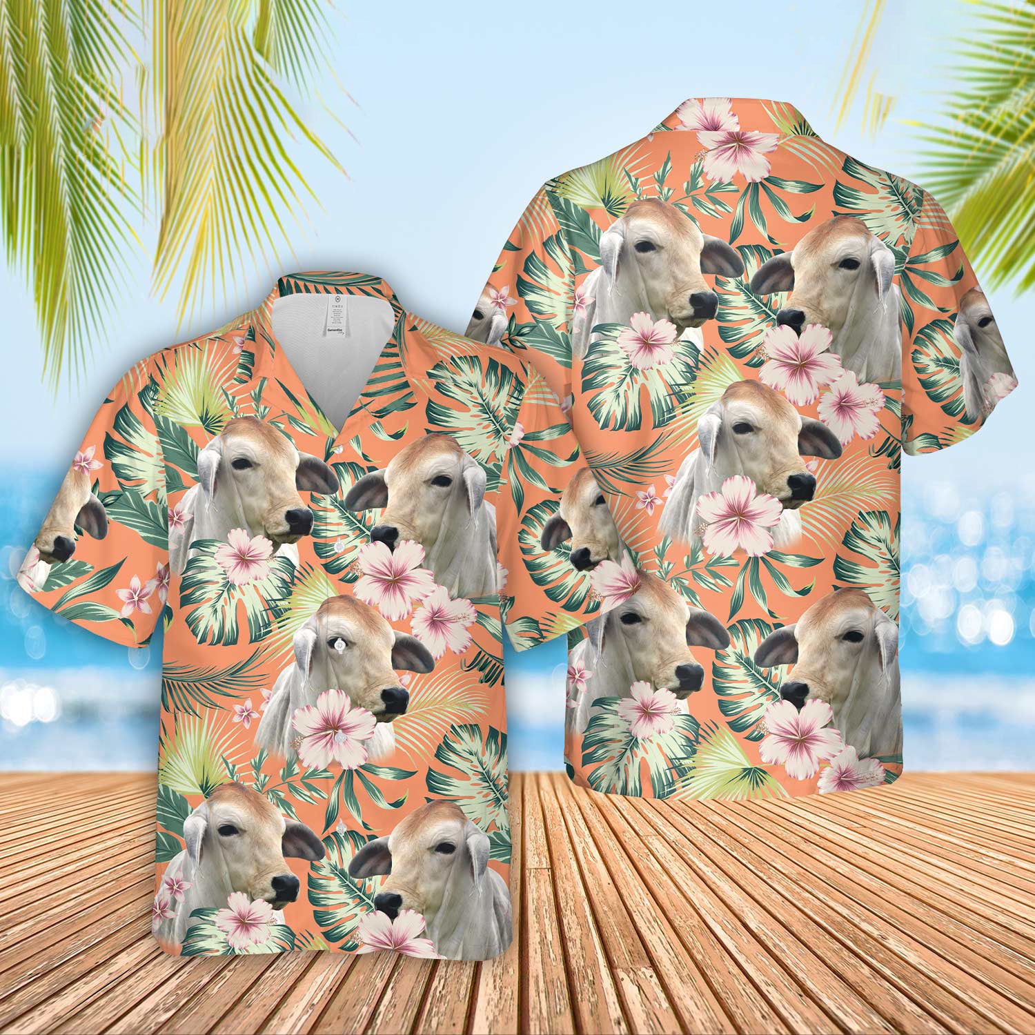 Unique Brahman Summer Happiness Floral Farm 3D - Hawaiian Shirt