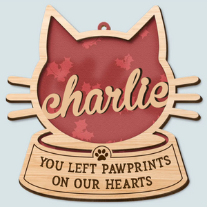 The Best Cat Ever - Pet Memorial Gift, Christmas Gift - Personalized 2-Layered Wooden Ornament