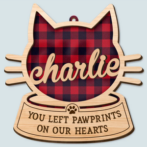 The Best Cat Ever - Pet Memorial Gift, Christmas Gift - Personalized 2-Layered Wooden Ornament