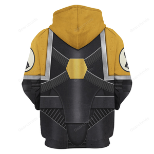 Warhammer Pre-Heresy Imperial Fists in Mark IV Maximus Power Armor - Fandom Hoodie Sweatshirt Sweatpants WHHS183 HSQT4170