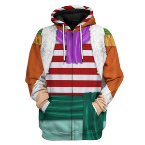 Shichibukai Buggy One Piece Cosplay Costume Hoodie