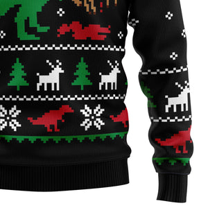 T-Rex Ugly Christmas Sweater