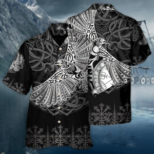 Viking Raven Valhalla Norse - Gift For Men And Women - Hawaiian Shirt