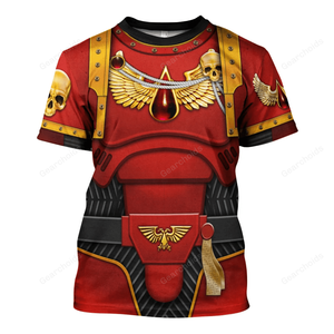 Warhammer Blood Angels Captain - Costume Cosplay T-shirt WHHS110