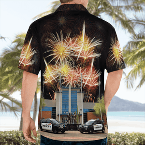 Independence Day Gilbert, Arizona, Gilbert Police Department - Hawaiian Shirt