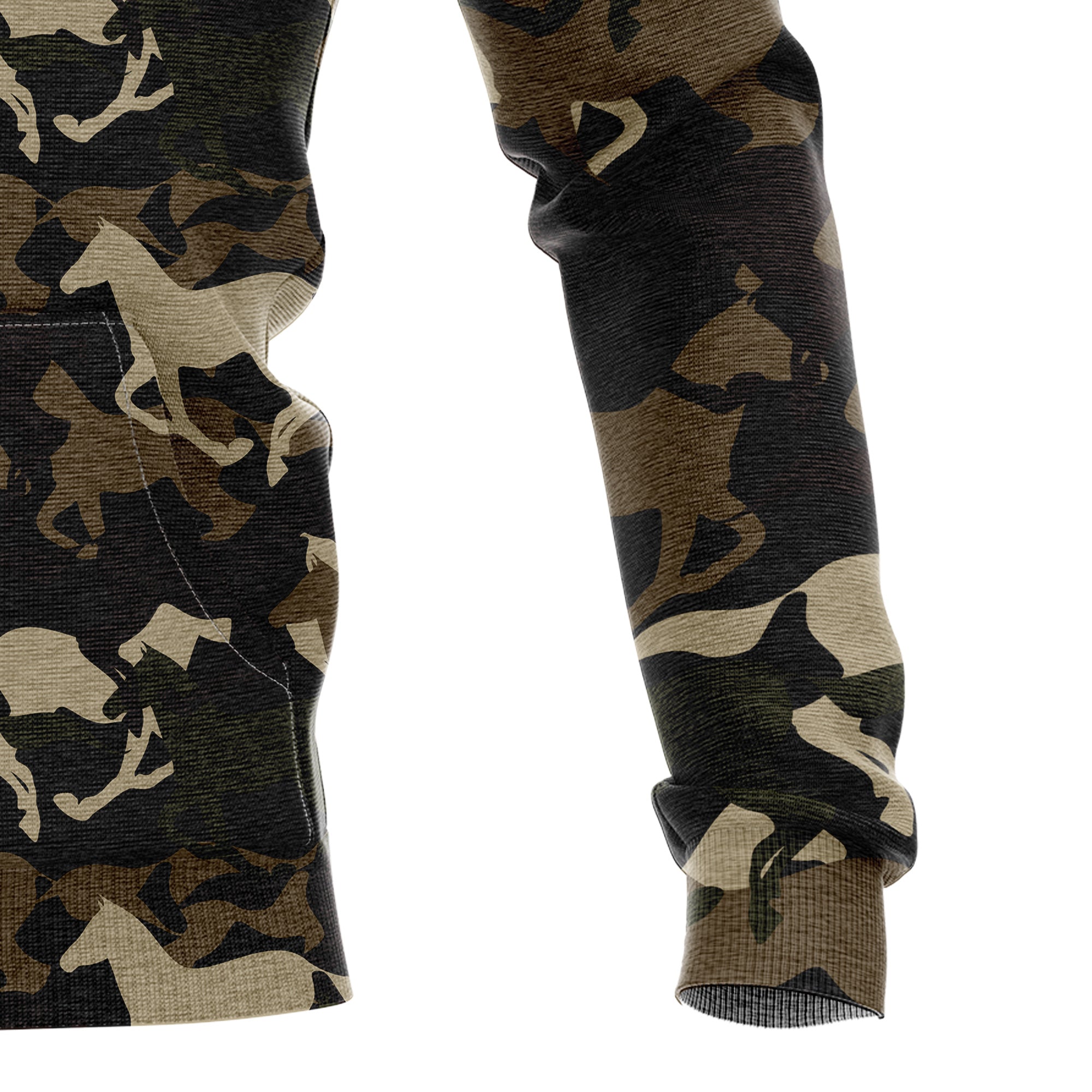 Beautiful Camouflage Horse - Hoodie