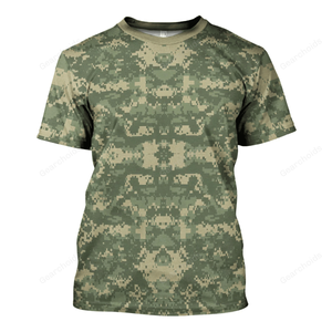 American ACU Or Universal Camouflage Pattern (UCP) CAMO Costume Cosplay T-Shirt