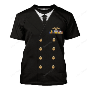 Admiral Chester W. Nimitz Uniform Costume Cosplay T-Shirt