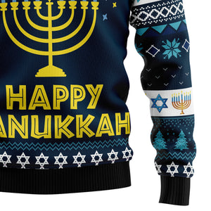 Happy Hanukkah Ugly Christmas Sweater