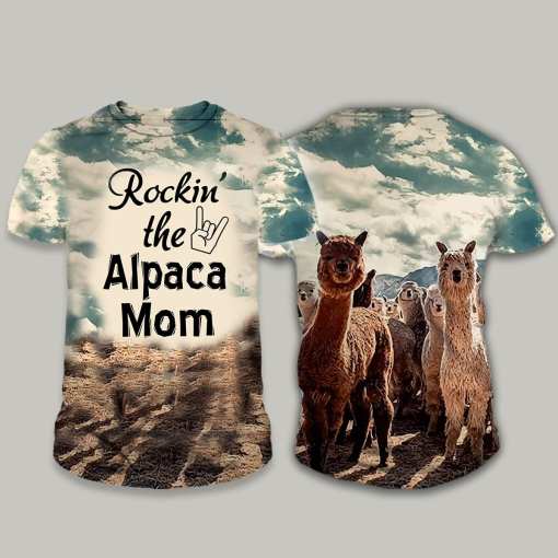 Rockin The Alpaca Mom T-shirts