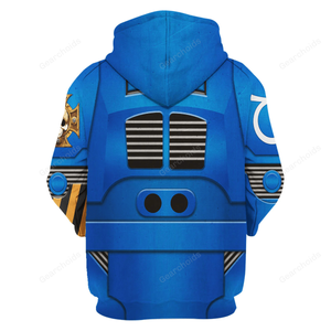 Warhammer Terminator Armor Ultramarines - Fandom Hoodie Sweatshirt Sweatpants WHHS141 HSQT4135