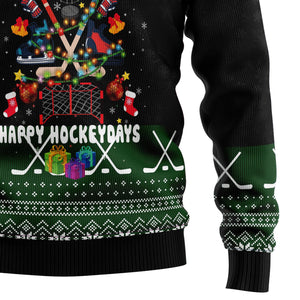 Hockey Sports Christmas Ugly Sweater