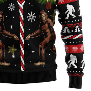 Vintage Bigfoot Ugly Christmas Sweater