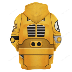 Warhammer Terminator Armor Imperial Fists - Fandom Hoodie Sweatshirt Sweatpants WHHS140 HSQT4134