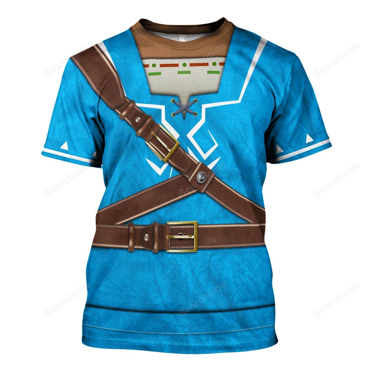 Link Attire Champion's Tunic Costume Cosplay T-Shirt ZDHS02