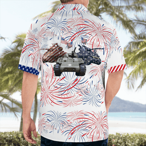 Independence Day Sherman 4Th Of July - Hawaiian Shirt