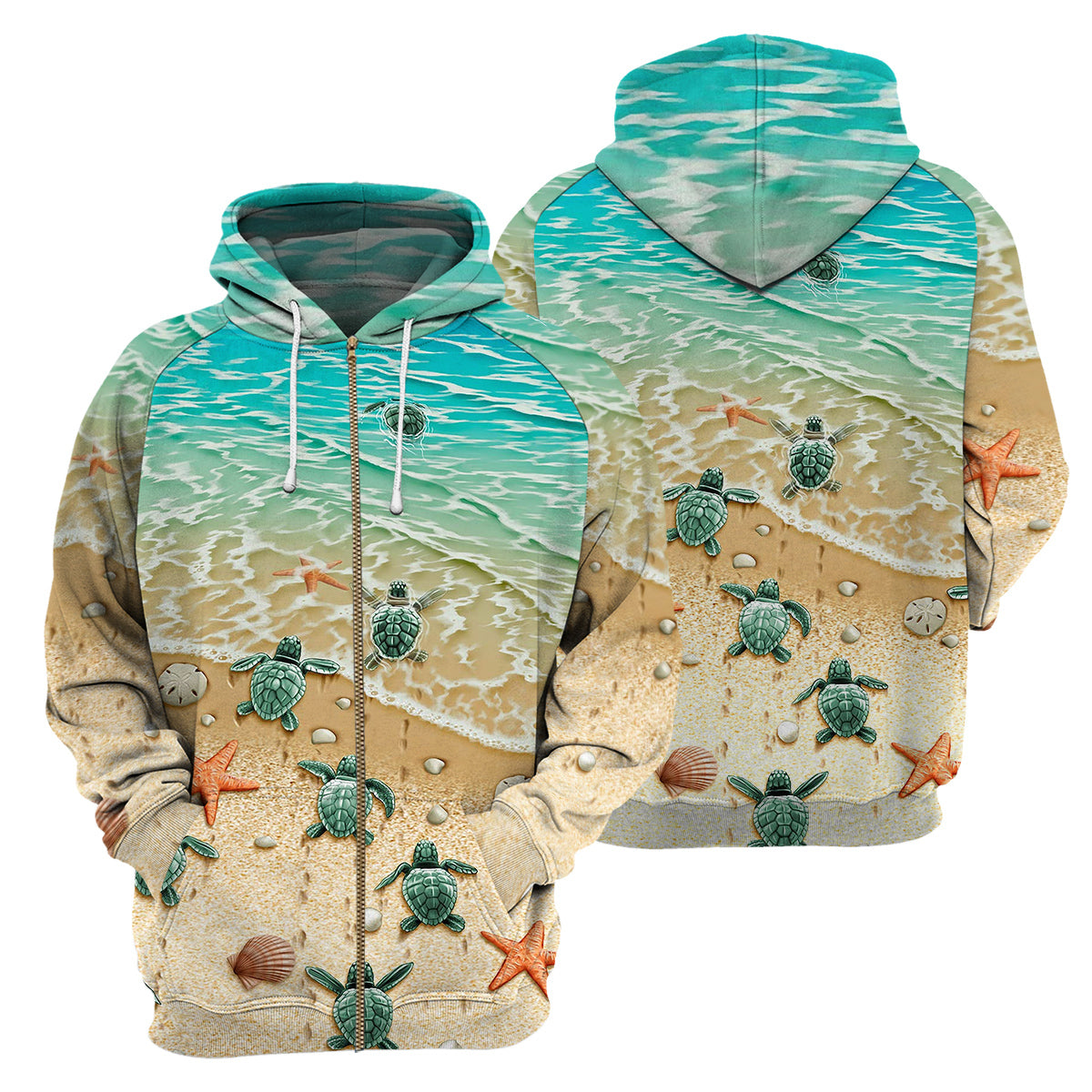 Sea Turtle Hoodie For Men & Women