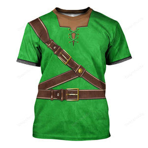 Link Iconic Costume Cosplay T-Shirt ZDHS06