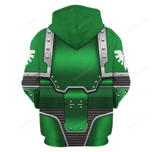 Warhammer Dark Angels In Mark III Power Armor - Fandom Hoodie Sweatshirt Sweatpants