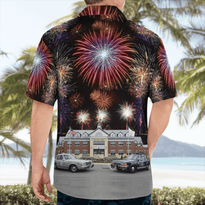 Rhode Island State Police, 4Th Of July - Hawaiian Shirt