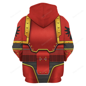 Warhammer Blood Angels In Mark III Power Armor - Fandom Hoodie Sweatshirt Sweatpants