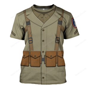 442nd Infantry Regiment Private Costume Cosplay T-Shirt