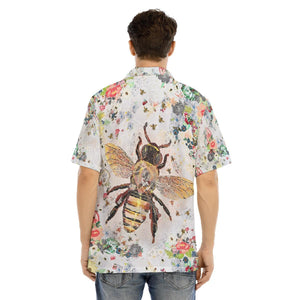 Bee Colorful Tropical Hawaiian Shirt