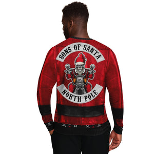 Sons Of Santa Motorcycle Club Ugly Christmas Sweater