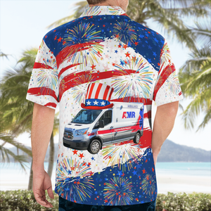 Waterbury, Connecticut, Amr Waterbury Ambulance - Hawaiian Shirt