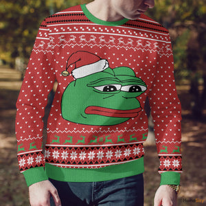 Pepe The Frog Ugly Sweater Best Gift For Christmas