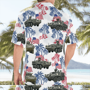 Us Army Stryker Tank Independence Day - Hawaiian Shirt