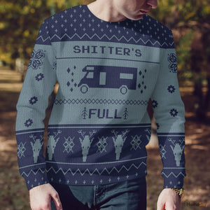 Shitters Full Xmas Ugly Sweater - Best Gift For Christmas